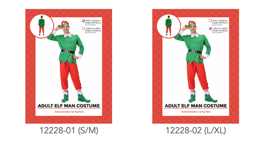 Adult Green Elf Costume Large/XL