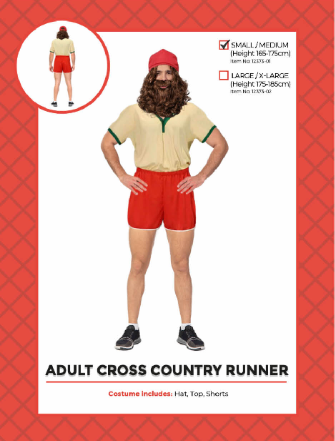 Adult Cross Country Runner - Small/Medium