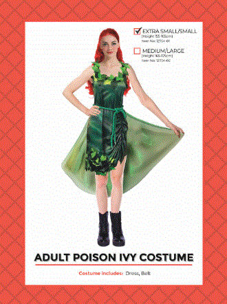 Adult Poison Ivy Costume