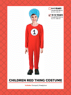 Children's Red Thing 2 Boy Costume