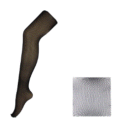 Fishnet Pantyhose Small Hole (Black)