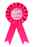 Happy Birthday Pink Rosette Ribbon