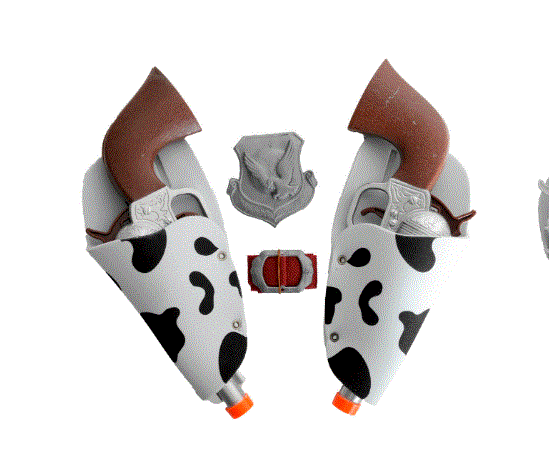 Cowboy Print Double Gun Set