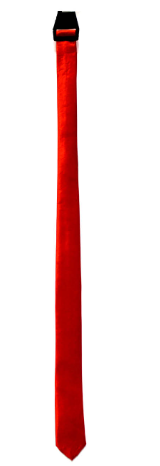 Long Slim Red Tie