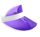 Perspex Visor Purple