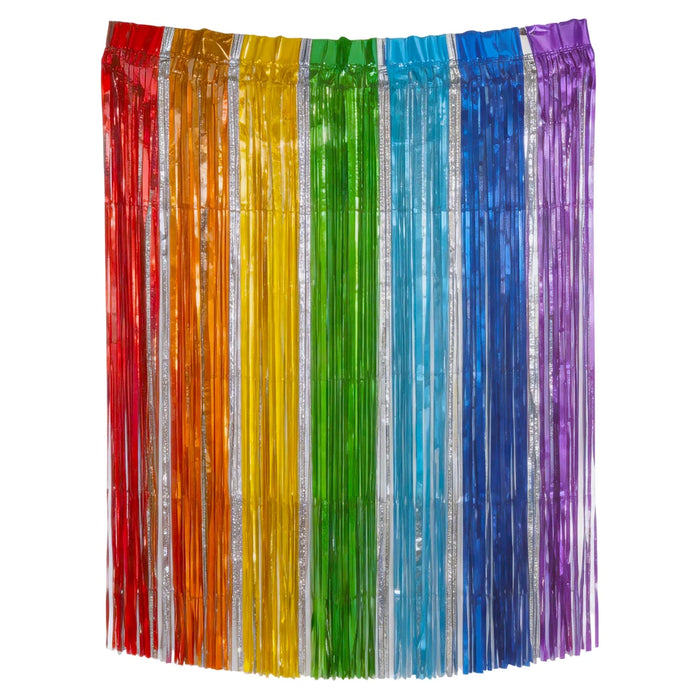 Rainbow Foil Curtain 160x200cm
