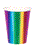 Rainbow Paper Cup 8PCS