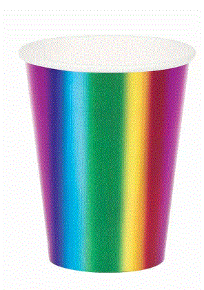 Rainbow Paper Cup 8PCS