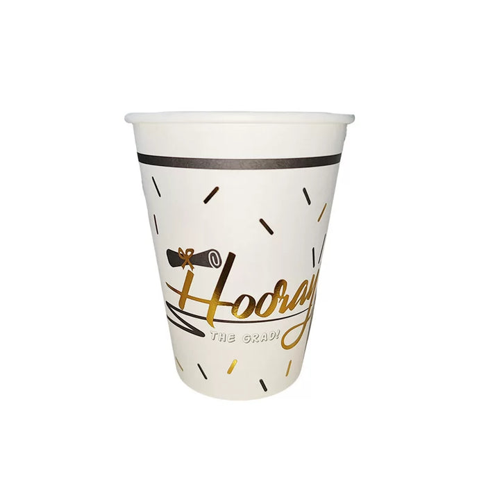 Hooray Graduation Cups 8 Pack