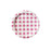 Pink Gingham 9"Paper Plates Pack Of 20