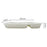 Bagasse 5 Compartment Tray -White