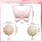 Pink Butterfly & Daisy Foil Balloon Set 5pcs