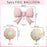 Pink Bow & Daisy Foil Balloon Set 5pcs