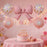 Pink Bow & Daisy Foil Balloon Set 5pcs