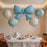 Blue Bow & Daisy Foil Balloon Set 5pcs