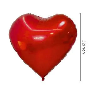 32" Red Heart Foil Supershape