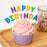 Happy Birthday Candles Pastel 13 Letters