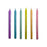 Pastel Happy Birthday Printed Candles 12 Pack