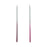 Pink Gradient Candles 12 Pieces 15cm