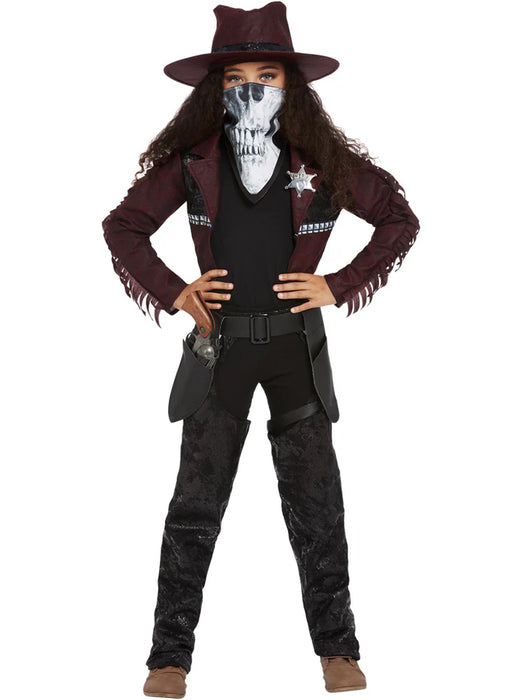 Deluxe Dark Spirit Western Cowgirl Costume Small 4-6