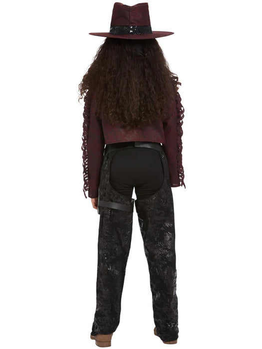 Deluxe Dark Spirit Western Cowgirl Costume Small 4-6