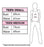 Franny Stein teen size chart: Medium bust 74 cm waist 69 cm; Small bust 69 cm waist 61 cm