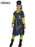 Franny Stein teen costume with patchwork dress, green sleeves and leggings, striped belt and matching headpiece; boots not included
