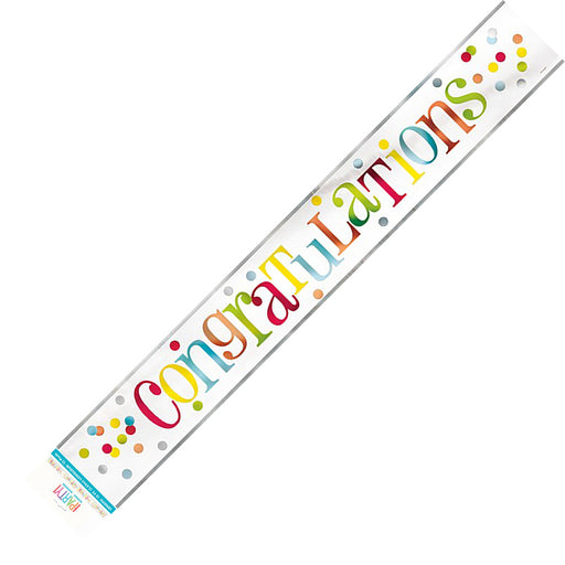 Congratulations Banner 3.65m