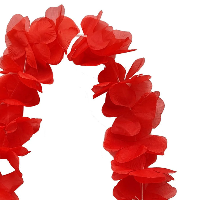 Small Petal Lei - Red