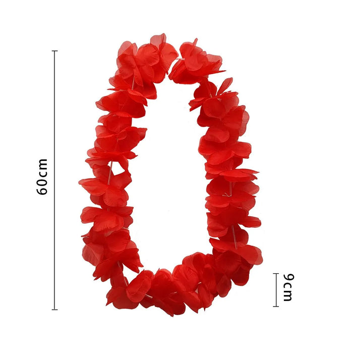 Small Petal Lei - Red