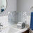 4cm Disco Mirror Tile Stickers Roll