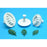Holly Leaves Plunger Cutter (3 Pc Set)