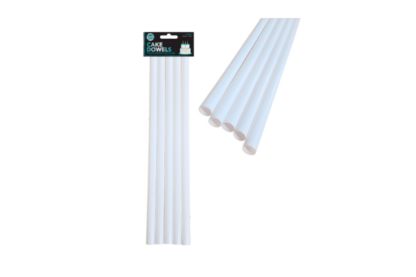 Cake Dowels 410x16mm 5 Pcs Large Iconic Cake Art: 5 Pack