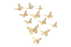Gold Butterfly Topper Pack Of 20