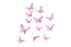Metallic Pink Butterfly Topper Pack Of 20