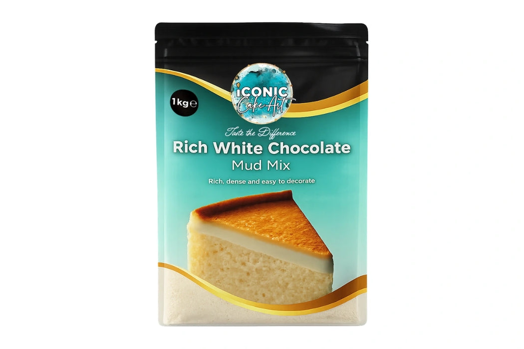 Rich White Chocolate Mud Cake Mix 1kg