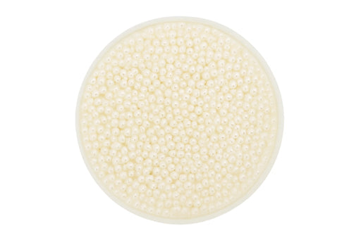 30g 2mm PEARL WHITE CACHOUS Iconic Sprinkles