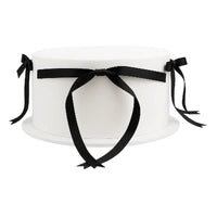 Black Vintage Satin Bow Iconic Cake Art - 6 Pieces