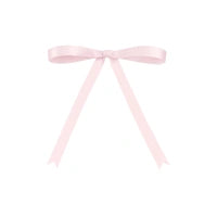 Pink Vintage Satin Bow Iconic Cake Art - 6 Pieces