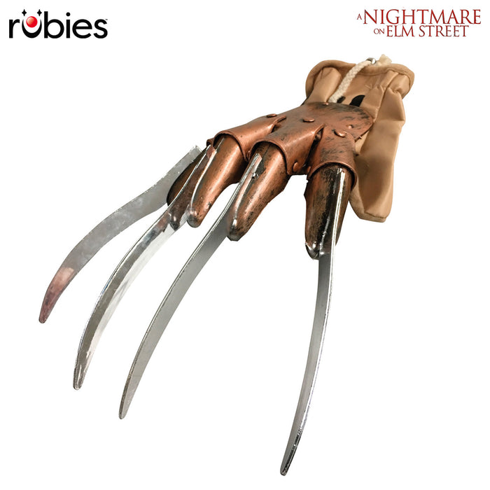 Freddy Krueger Glove - officially licensed A Nightmare on Elm Street costume accessory with blunt-tipped claws and adjustable strap