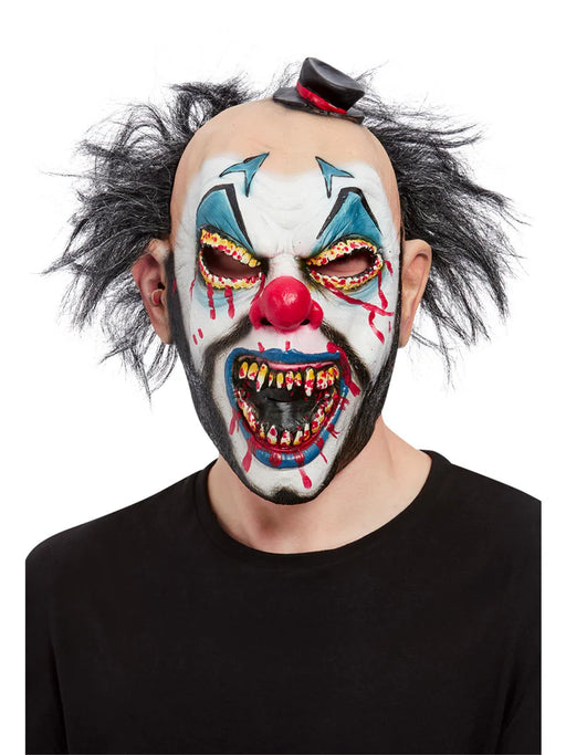 Evil Clown Overhead Mask, Latex