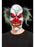 Evil Clown Half Mask, Latex with Light Up Eyes
