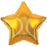 Foil Holographic Star Gold 45cm