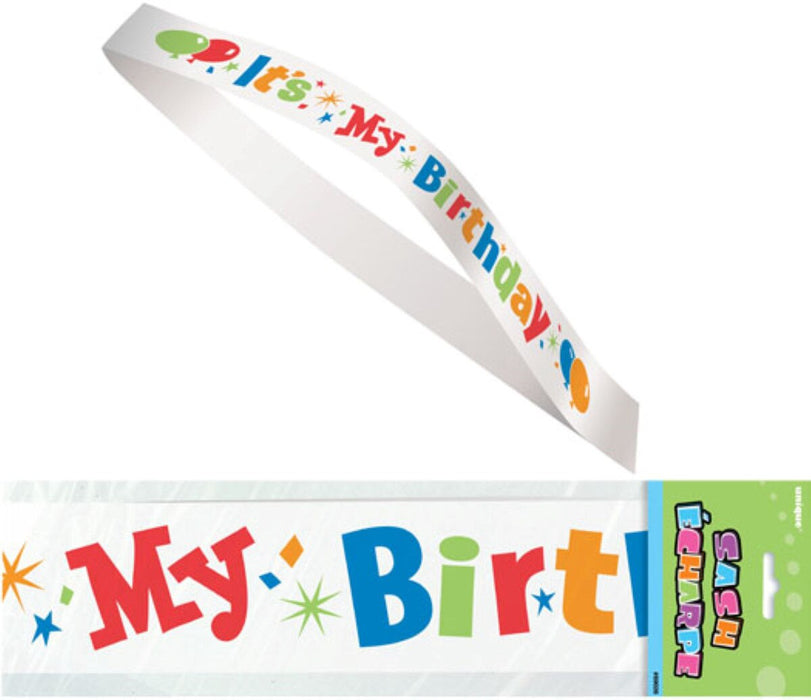 It's My Birthday Children's Satin Sash