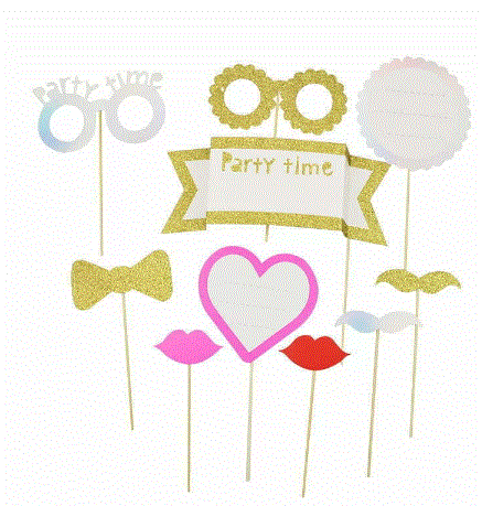 10 Photo Props - Party Time