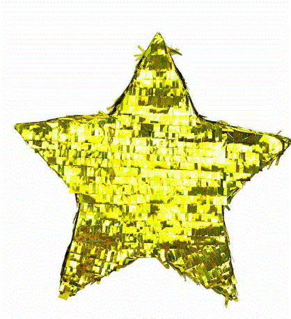 Gold Star Pinata
