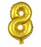 Foil Balloon 35 cm Gold 8
