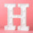 Led Light Letter H