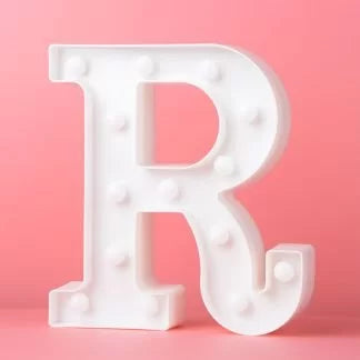 Led Light Letter R — Red Fox Party Supplies