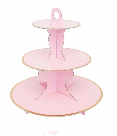 Pink/Gold Eco Cupcake Stand